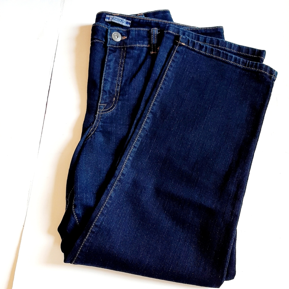 Bandolino Mandie Blue Straight Leg Jeans Classic Style